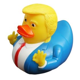 Trump Duck Bath Toy Sound Squeaky Bathroom Shower Water Floating Duck Toy (size: 3PCS)